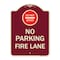Signmission Do Not Enter No Parking Fire Lane W/ Graphic Heavy-Gauge Aluminum Sign, 24" x 18", BU-1824-24149 A-DES-BU-1824-24149 - alternate 1